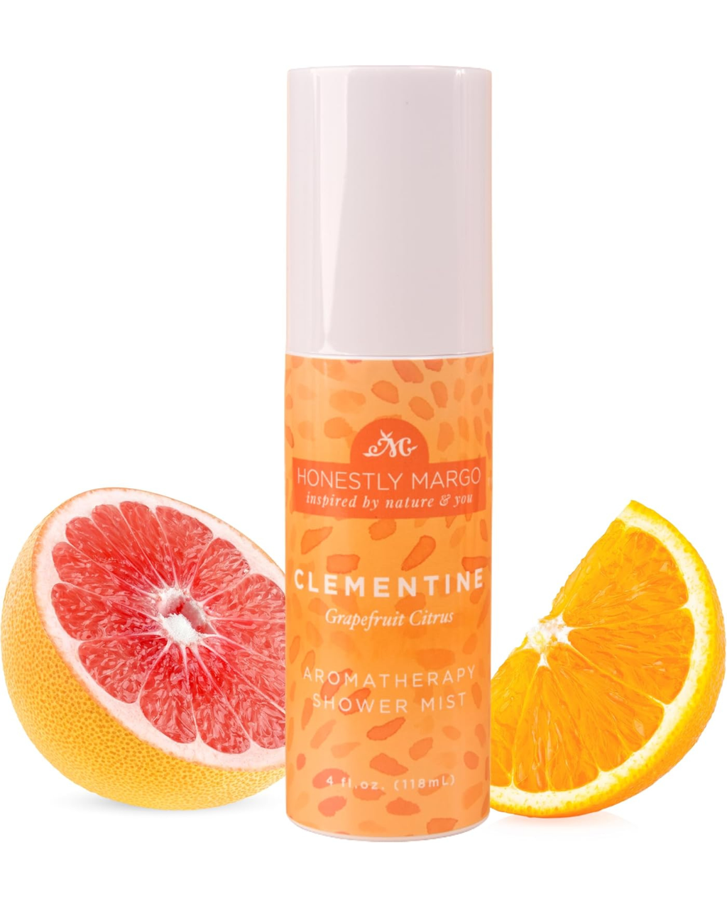 Wake yourself up with a citrus aromatherapy shower & room mist.
